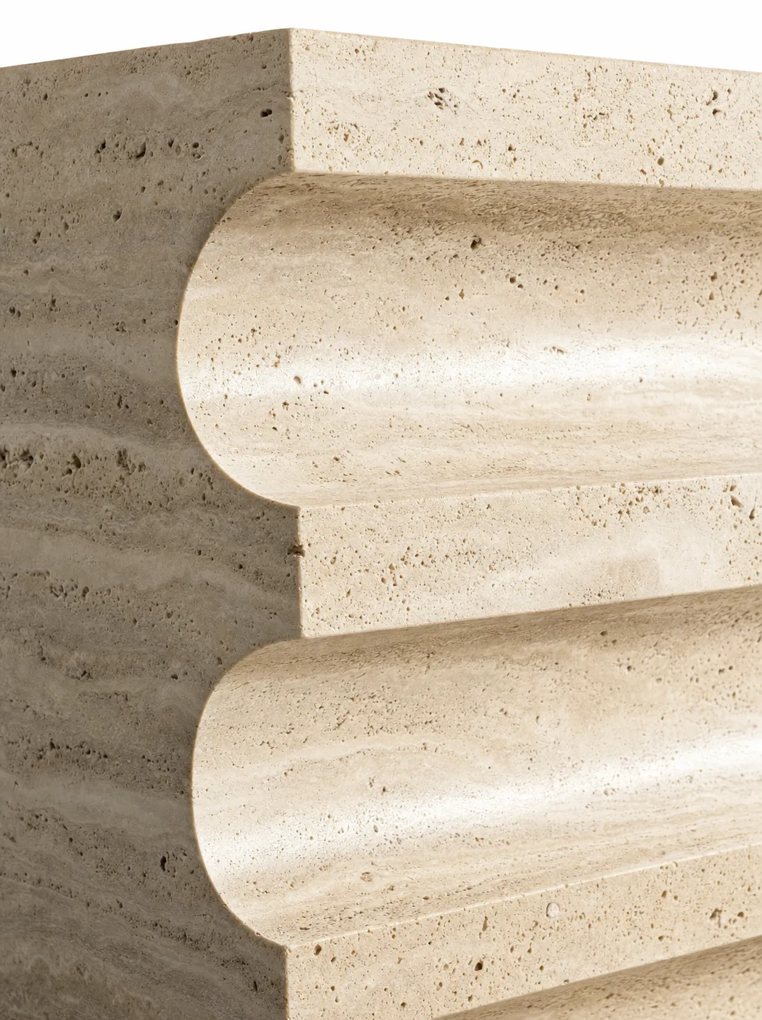 Pilastro Console - fluting detail