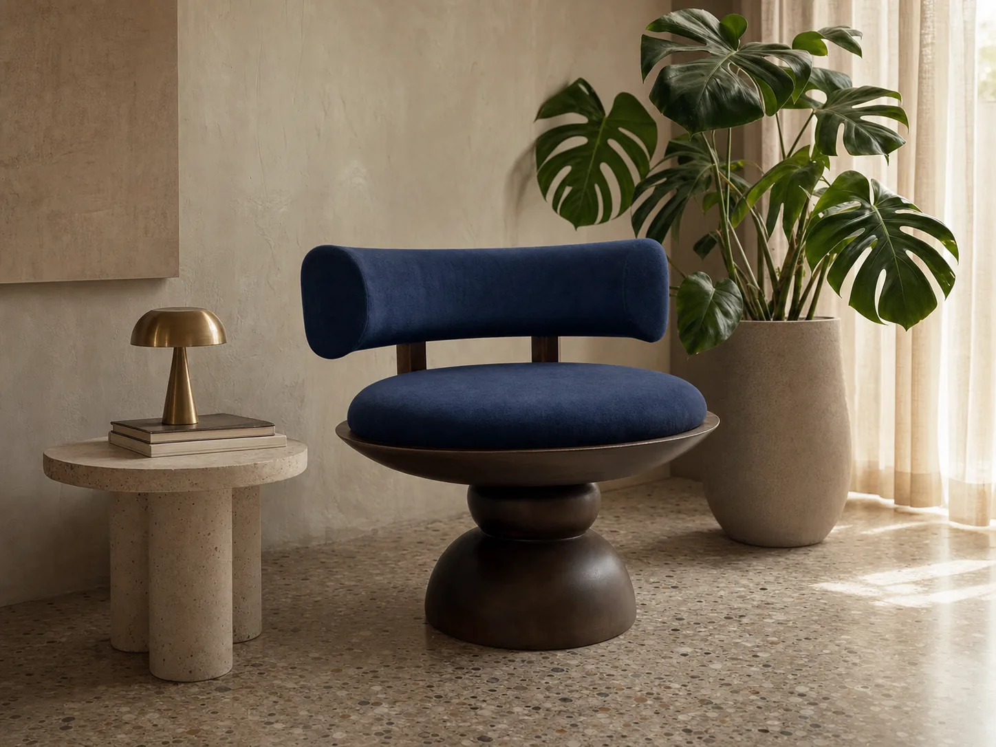 Contour Pebble Chair - lifestyle setting